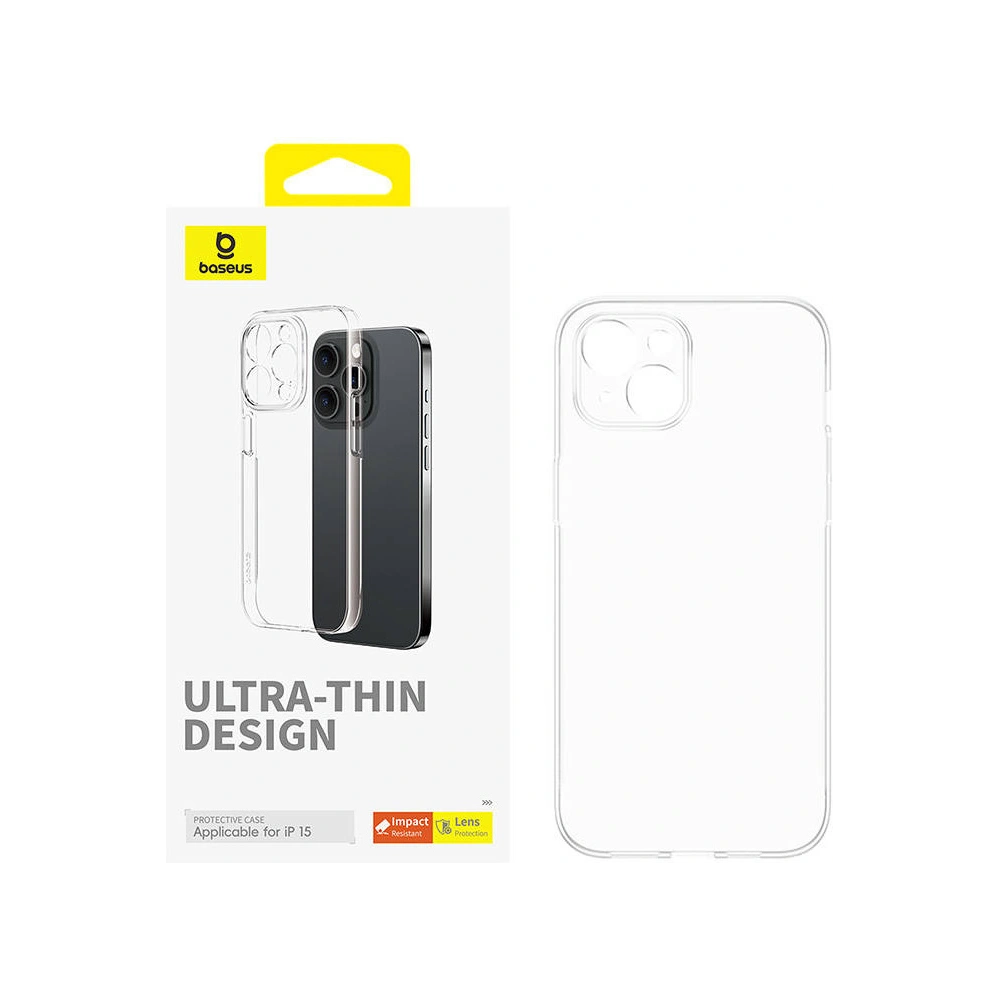 Etui Baseus OS-Lucent Series Apple iPhone 15 (Przezroczysty)