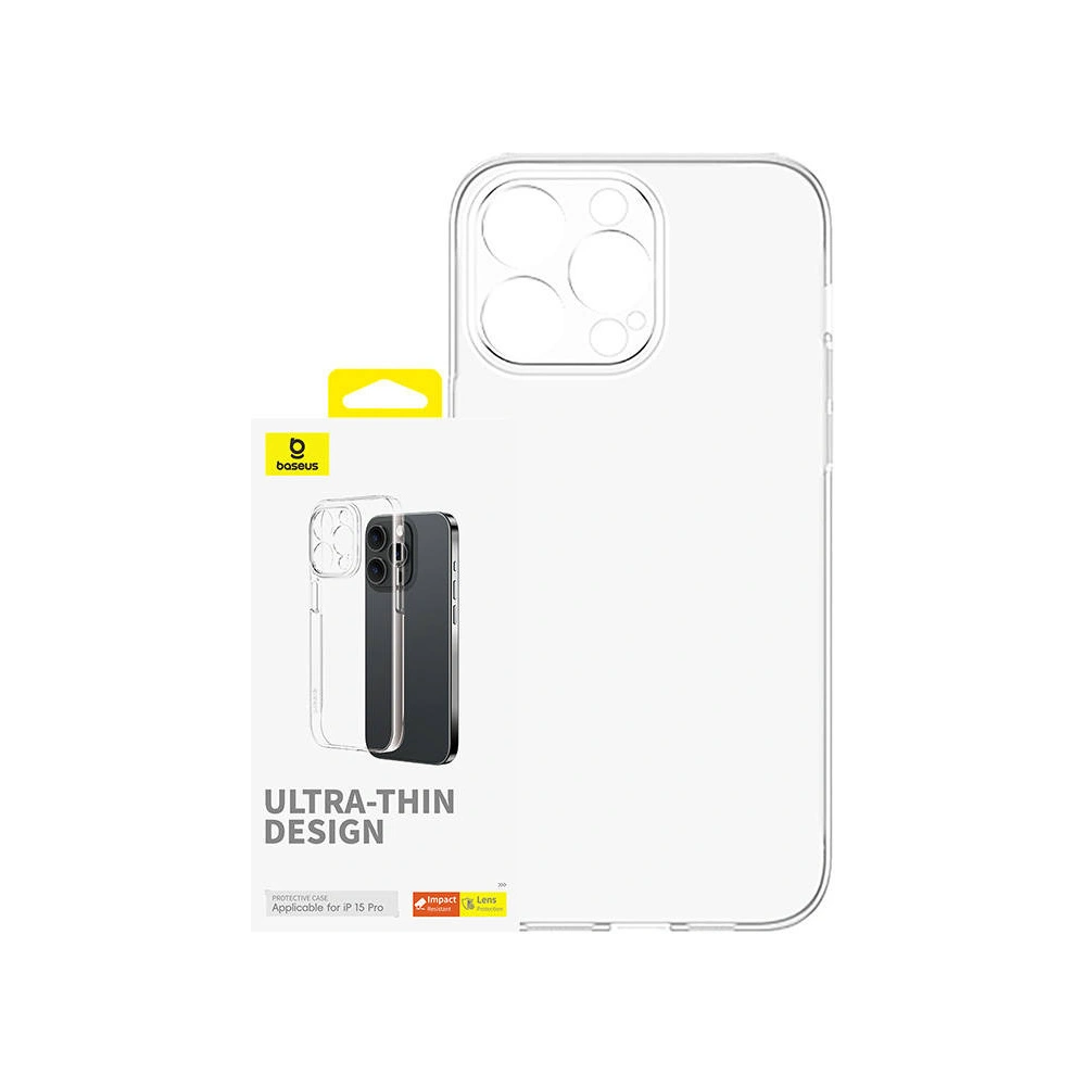 Etui Baseus OS-Lucent Series Apple iPhone 15 Pro (Przezroczysty)