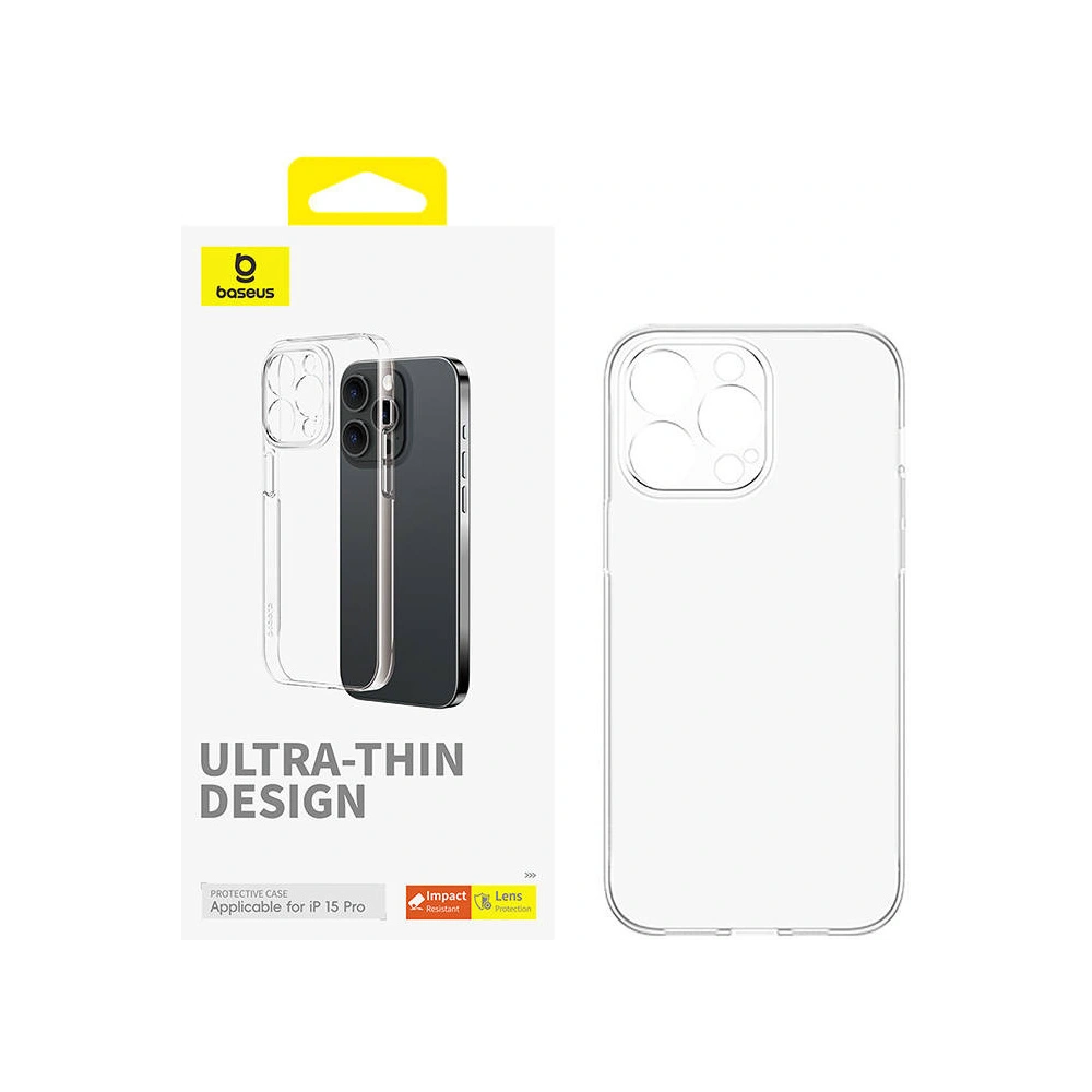 Etui Baseus OS-Lucent Series Apple iPhone 15 Pro (Przezroczysty)