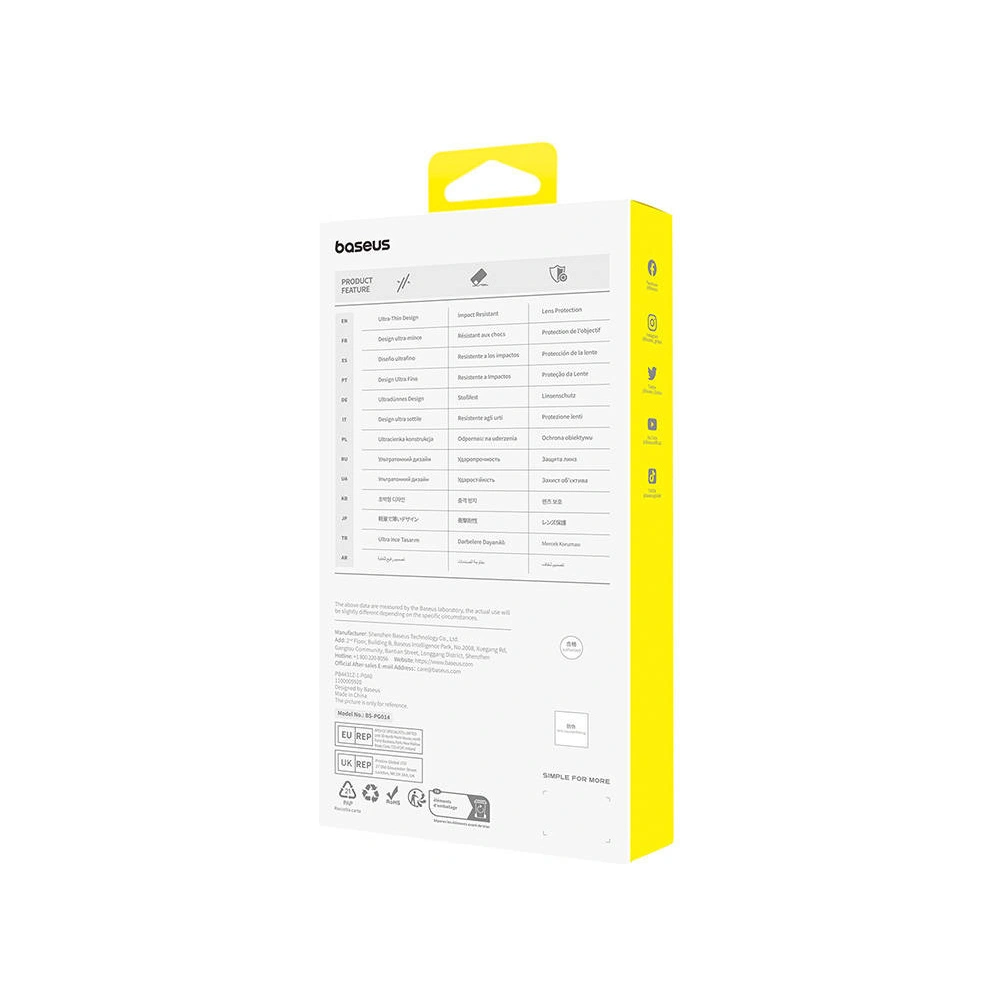 Etui Baseus OS-Lucent Series Apple iPhone 15 (Przezroczysty)