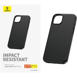 Etui Baseus Fauxther Series Apple iPhone 15 (Czarny)