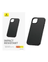 Kup Etui Baseus Fauxther Series Apple iPhone 15 (Czarny) - BSU4640 - {ean13} - Sklep Home Screen