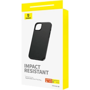 Etui Baseus Fauxther Series Apple iPhone 15 Pro (Czarny)