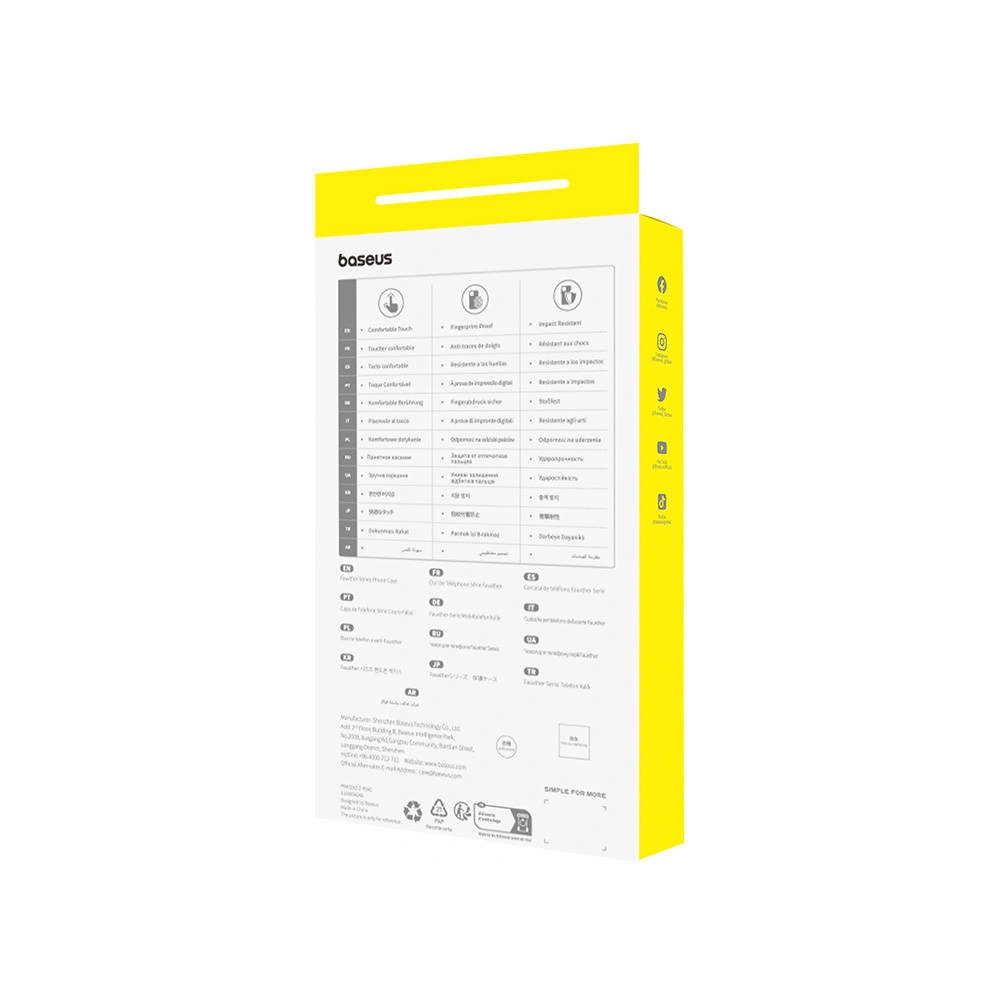 Etui Baseus Fauxther Series Apple iPhone 15 Pro (Czarny)