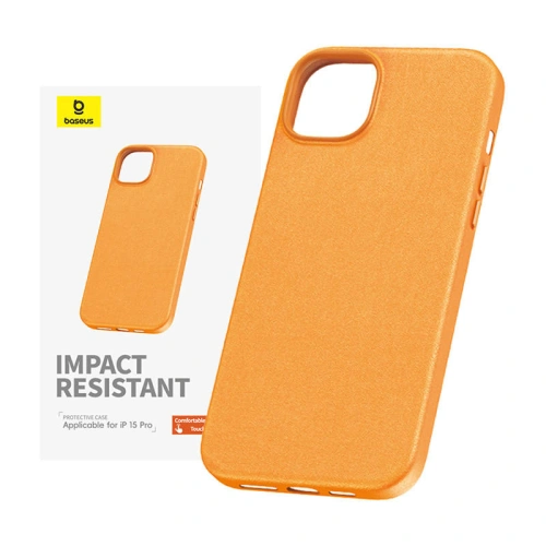 Buy Baseus Fauxther Series Apple iPhone 15 Pro Max (orange) - BSU4644 - {ean13} - Home Screen Store Europe