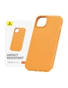 Baseus Apple Husă Fauxther Series iPhone 15 Pro Max (portocaliu)