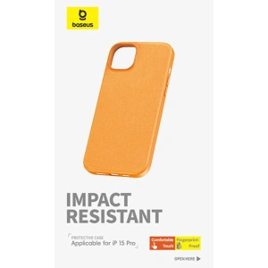 Buy Baseus Fauxther Series Apple iPhone 15 Pro Max (orange) - BSU4644 - {ean13} - Home Screen Store Europe