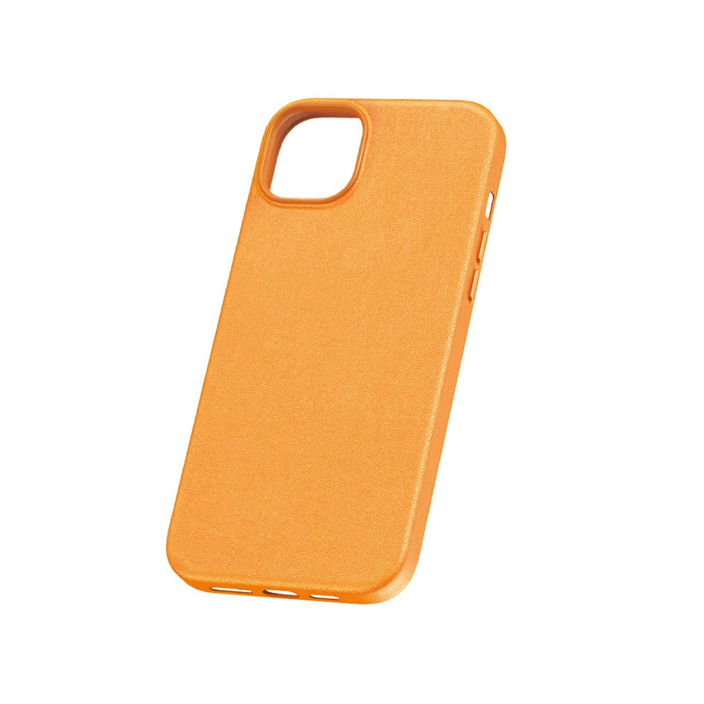 Etui Baseus Fauxther Series Apple iPhone 15 (Pomarańczowy)