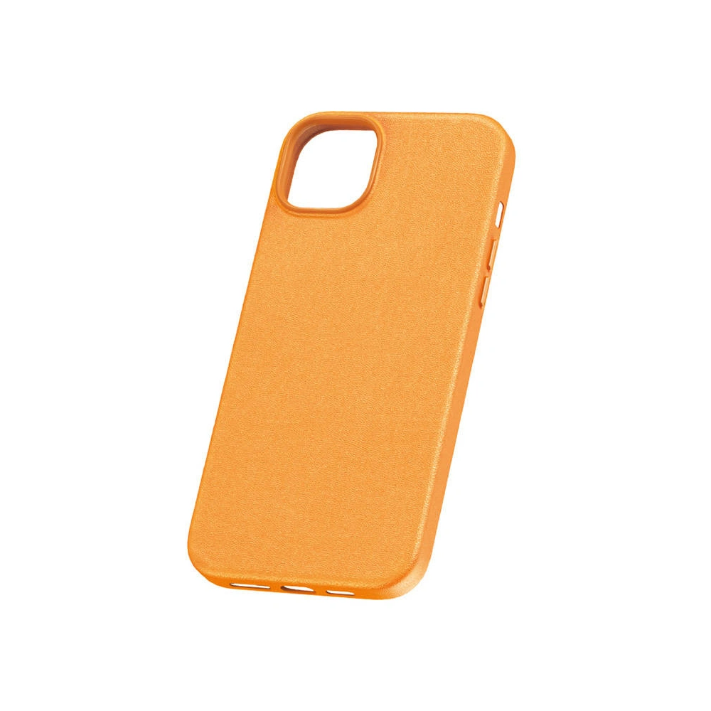 Etui Baseus Fauxther Series Apple iPhone 15 Pro (Pomarańczowy)