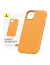 Etui Baseus Fauxther Series Apple iPhone 15 Plus / 14 Plus (Pomarańczowy)