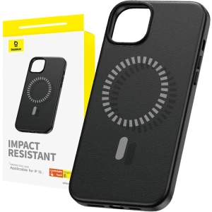 Etui Baseus Fauxther Series Apple iPhone 15 (Czarne)