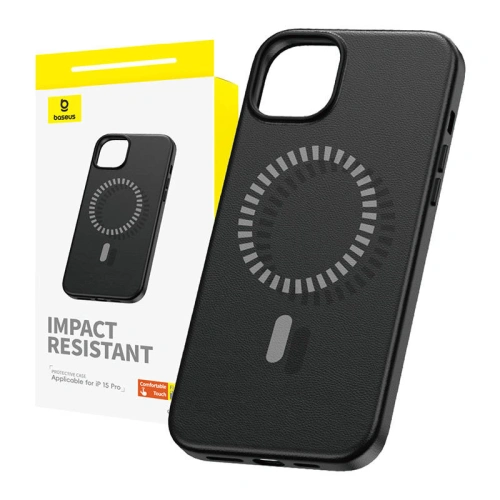 Kup Case Baseus Fauxther Series Apple iPhone 15 Pro (Schwarz) - BSU4649 - {ean13} - Sklep Home Screen