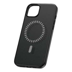 Kup Etui Baseus Fauxther Series Apple iPhone 15 Pro Max (Czarne) - BSU4650 - {ean13} - Sklep Home Screen