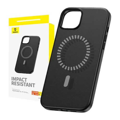Buy Baseus Fauxther Series Apple iPhone 15 Plus / 14 Plus (black) - BSU4651 - {ean13} - Home Screen Store Europe