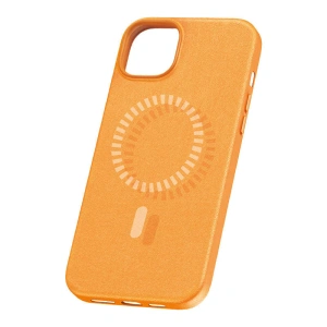 Kup Etui Baseus Fauxther Series Apple iPhone 15 Plus / 14 Plus (Pomarańczowe) - BSU4652 - {ean13} - Sklep Home Screen