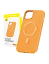 Etui Baseus Fauxther Sorozat Apple iPhone 15 (Narancssárga)