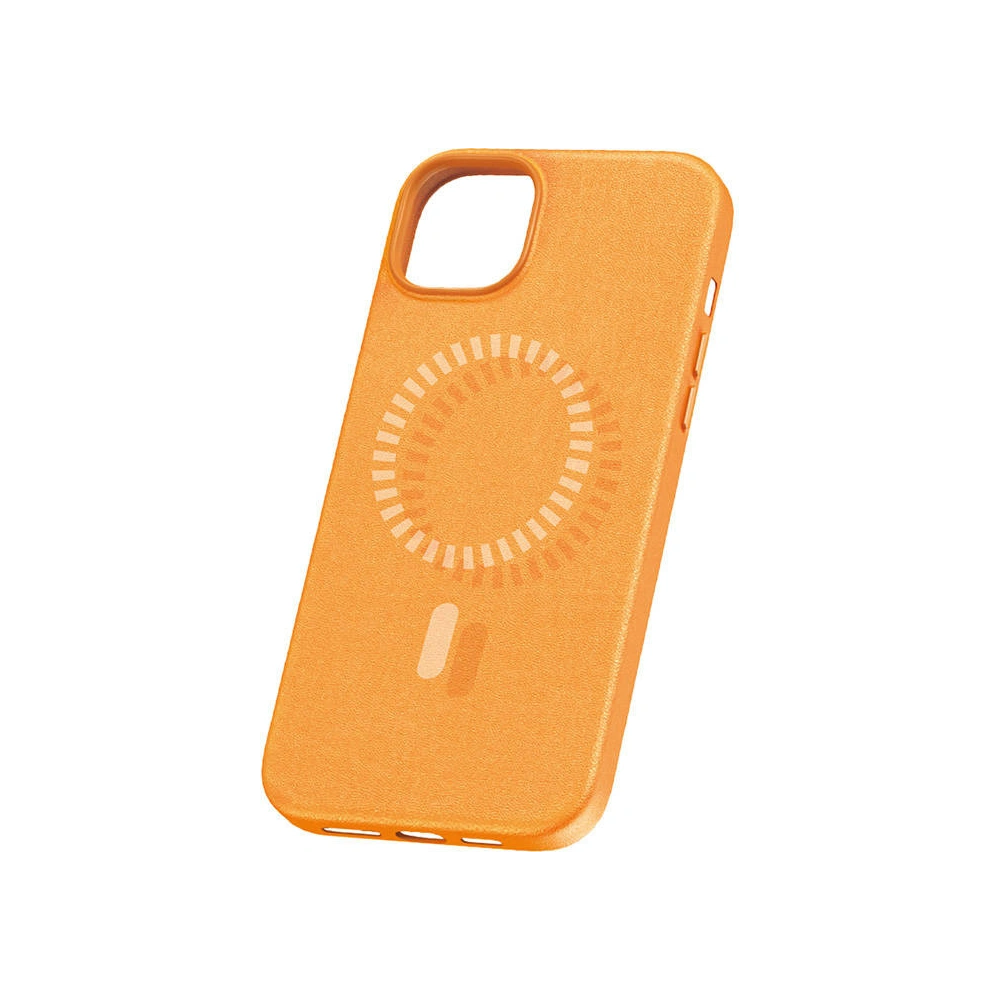 Etui Baseus Fauxther Series Apple iPhone 15 (Pomarańczowe)
