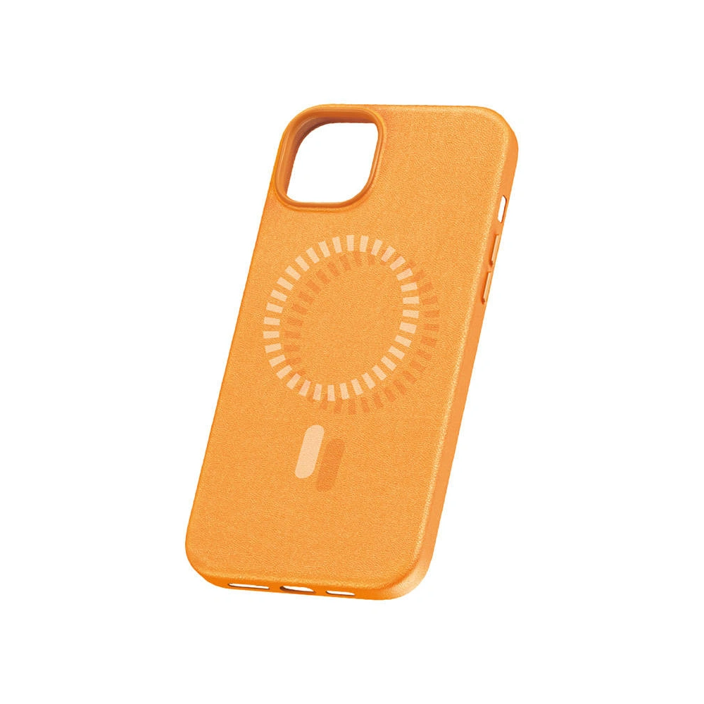 Etui Baseus Fauxther Series Apple iPhone 15 Pro (Pomarańczowe)