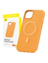 Baseus Apple Husă Fauxther Series iPhone 15 Pro Max (portocaliu)