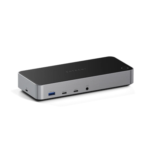 Kup Stație de andocare pentru monitoare 4K Satechi Triple 4K Display Docking Station (3x4K/60Hz,100W,2xDP1.4,3xHDMI2.0) - STH92 - {ean13} - Sklep Home Screen