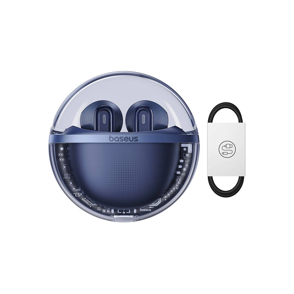 Słuchawki TWS Baseus Bowie E5x BT 5.3 (niebieski)