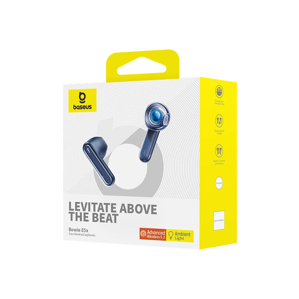 Słuchawki TWS Baseus Bowie E5x BT 5.3 (niebieski)