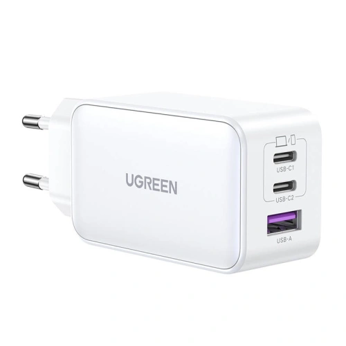 Kup UGREEN CD244 Încărcător de rețea Nexode, 2xUSB-C, USB-A 3.0, PD3.0, QC4.0, GaN, 65W (alb) - UGR1710 - {ean13} - Sklep Home Screen