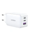 UGREEN CD244 Încărcător de rețea Nexode, 2xUSB-C, USB-A 3.0, PD3.0, QC4.0, GaN, 65W (alb)