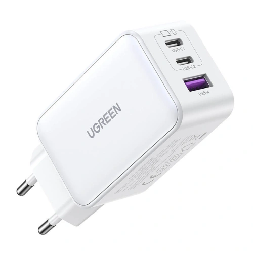 Kup UGREEN CD244 Nexode Netzladegerät, 2xUSB-C, USB-A 3.0, PD3.0, QC4.0, GaN, 65W (weiß) - UGR1710 - {ean13} - Sklep Home Screen