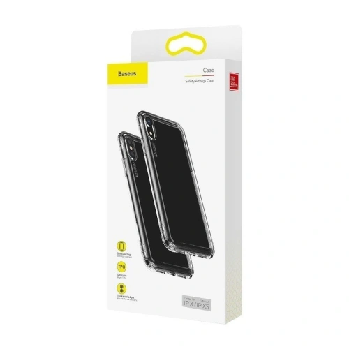 Kup Baseus Carcasă cu Airbaguri de Siguranță pentru iPhone X / XS Negru - BSU456 - {ean13} - Sklep Home Screen