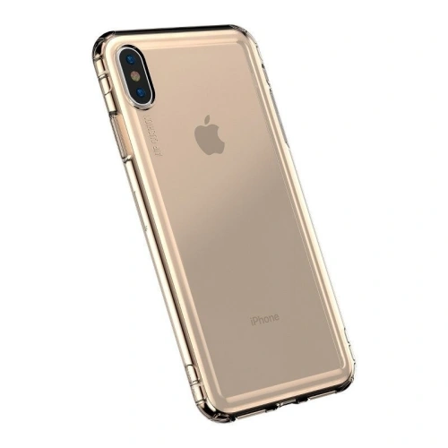 Kup Průhledný obal Baseus Safety Airbags Case pro iPhone X / XS (zlatý) - BSU457GLD - {ean13} - Sklep Home Screen