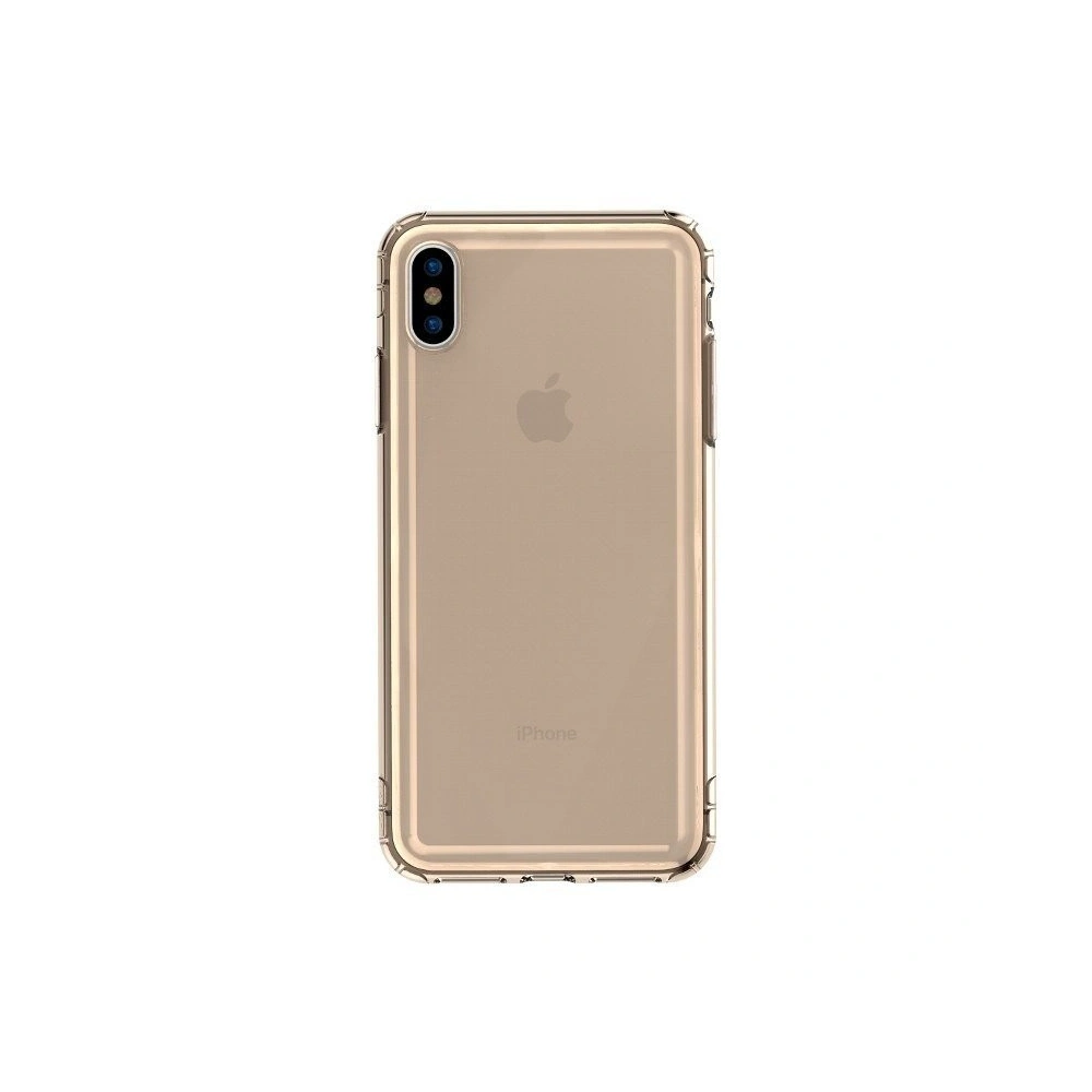 Przezroczyste etui Baseus Safety Airbags Case do iPhone X / XS (złote)