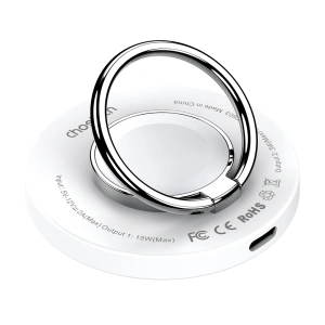 Kup Ładowarka indukcyjna z uchwytem na palec Choetech T603-F MagSafe biała - CHT189 - {ean13} - Sklep Home Screen