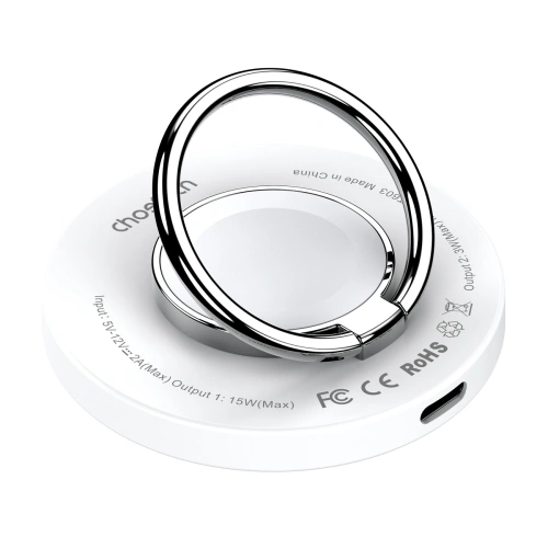 Kup Induktive Ladegerät mit Fingerhalter Choetech T603-F MagSafe weiß - CHT189 - {ean13} - Sklep Home Screen