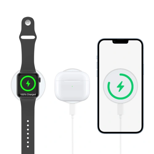 Kup Induktive Ladegerät mit Fingerhalter Choetech T603-F MagSafe weiß - CHT189 - {ean13} - Sklep Home Screen