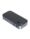 Choetech HUB M52 adaptor USB-C / USB-C PD, USB-C, USB-A, HDMI, VGA, DP, SD, TF, RJ45, AUX gri