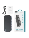 Kup HUB Choetech M52 adapter USB-C / USB-C PD, USB-C, USB-A, HDMI, VGA, DP, SD, TF, RJ45, AUX szary - CHT191 - {ean13} - Sklep Home Screen