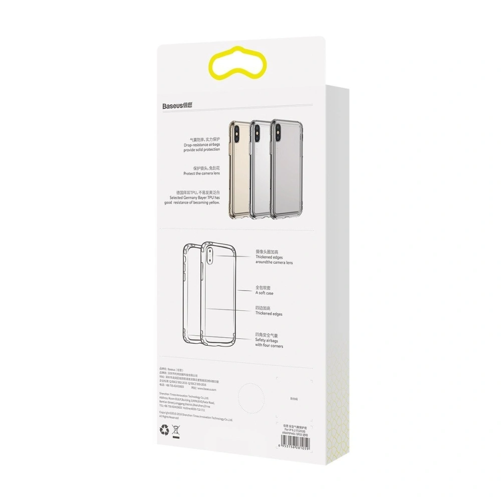 Przezroczyste etui Baseus Safety Airbags Case do iPhone XS Max