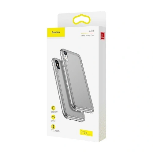 Kup Etui transparent Baseus Safety Airbags Case pentru iPhone XR - BSU460BLK - {ean13} - Sklep Home Screen