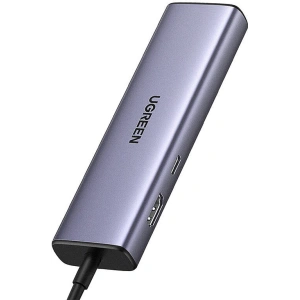 Kup HUB UGREEN CM512 Adapter USB-C / 3x USB A 3.0, HDMI, RJ45, PD - UGR1711 - {ean13} - Sklep Home Screen