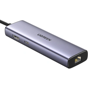 Kup HUB UGREEN CM512 Adapter USB-C / 3x USB A 3.0, HDMI, RJ45, PD - UGR1711 - {ean13} - Sklep Home Screen