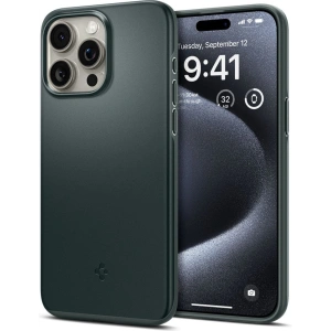 Etui Spigen Thin Fit Apple iPhone 15 Pro Abyss Green