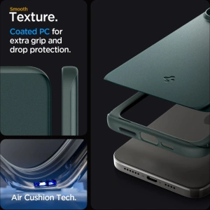 Etui Spigen Thin Fit Apple iPhone 15 Pro Abyss Green