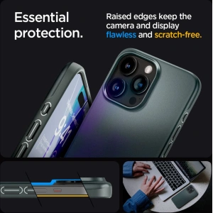 Etui Spigen Thin Fit Apple iPhone 15 Pro Abyss Green