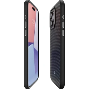 Etui Spigen Enzo Aramid Mag MagSafe Apple iPhone 15 Pro Matte Black - iPhone 15 Pro - Spigen