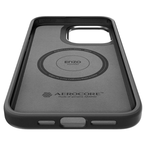 Kup Etui Spigen Enzo Aramid Mag MagSafe Apple iPhone 15 Pro Matt Fekete - SPN3132 - {ean13} - Sklep Home Screen