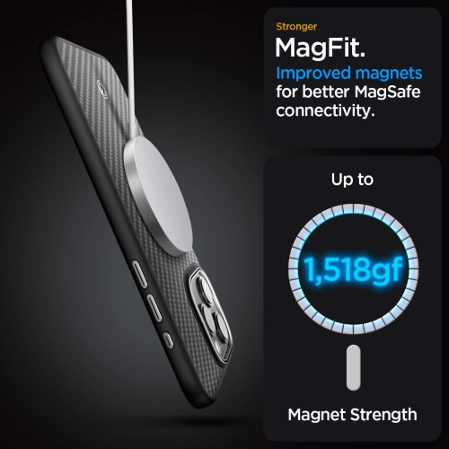 Kup Etui Spigen Enzo Aramid Mag MagSafe Apple iPhone 15 Pro Matt Fekete - SPN3132 - {ean13} - Sklep Home Screen