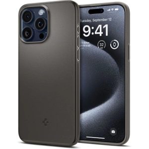 Etui Spigen Thin Fit Apple iPhone 15 Pro Gunmetal