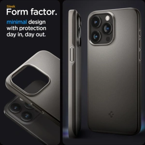 Etui Spigen Thin Fit Apple iPhone 15 Pro Gunmetal