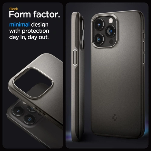 Kup Case Spigen Thin Fit Apple iPhone 15 Pro Gunmetal - SPN3134 - {ean13} - Sklep Home Screen